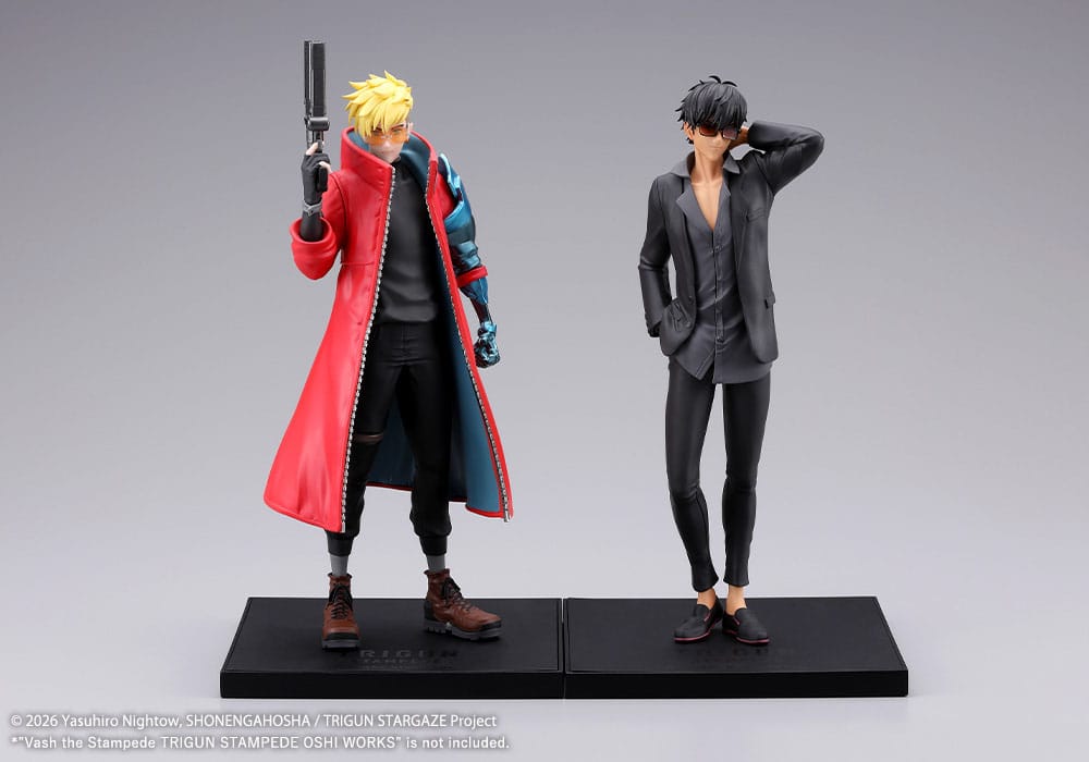 Trigun Stampede statuette PVC Oshi Works 1/8 Nicholas D. Wolfwood 22 cm