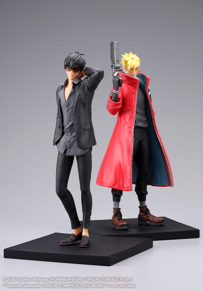 Trigun Stampede statuette PVC Oshi Works 1/8 Nicholas D. Wolfwood 22 cm