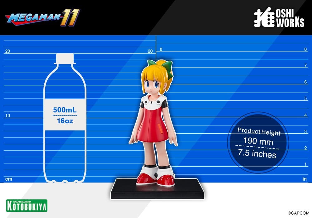 Mega Man figurine PVC Oshi Works Roll 19 cm