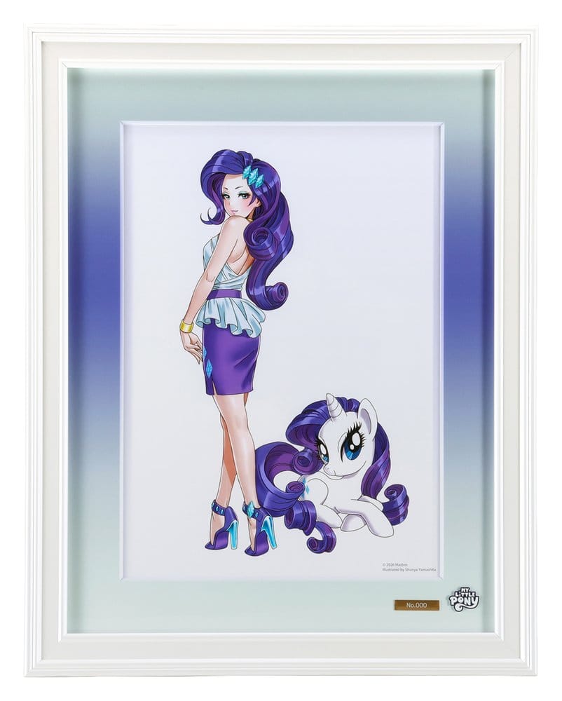 My Little Pony lithographie Chara Fine Graph Bishoujo Rarity 43 cm
