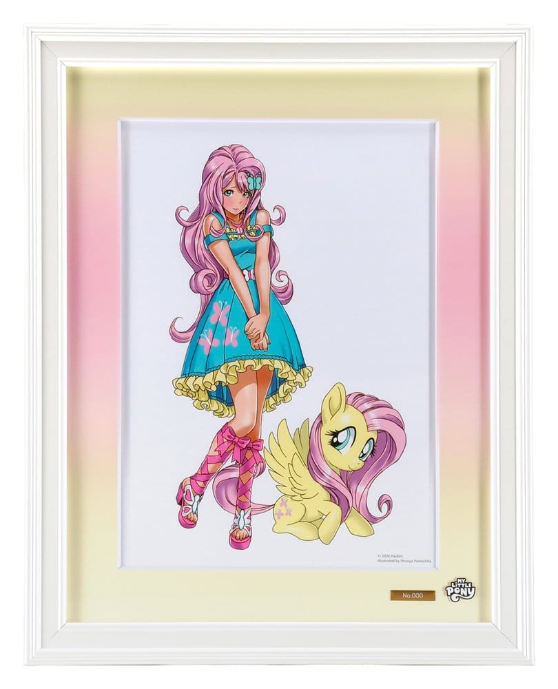 My Little Pony lithographie Chara Fine Graph Bishoujo Fluttershy 43 cm