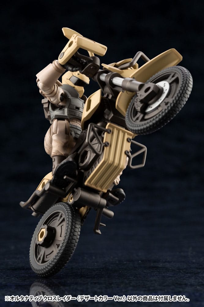 Hexa Gear figurine Plastic Model Kit 1/24 Alternative Cross Rider Desert Color Ver. 10 cm