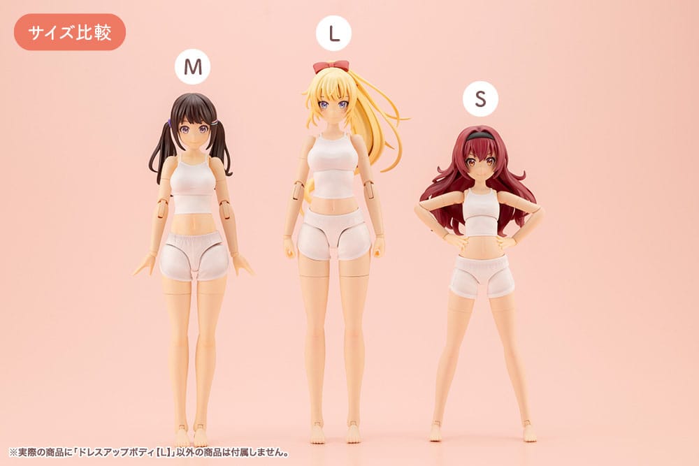 Sousai Shojo Teien accessoires pour figurines 1/10 Dress Up Body Size L