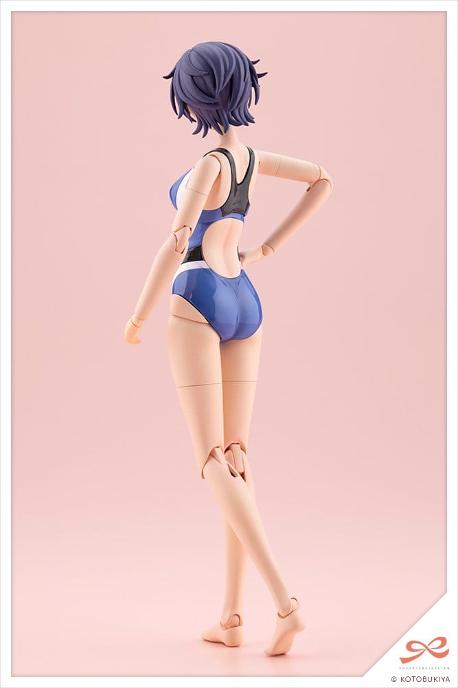 Sousaishojoteien Plastic Model Kit 1/10 Rui Saotome Touou High School Competitive Swimsuit 16 cm