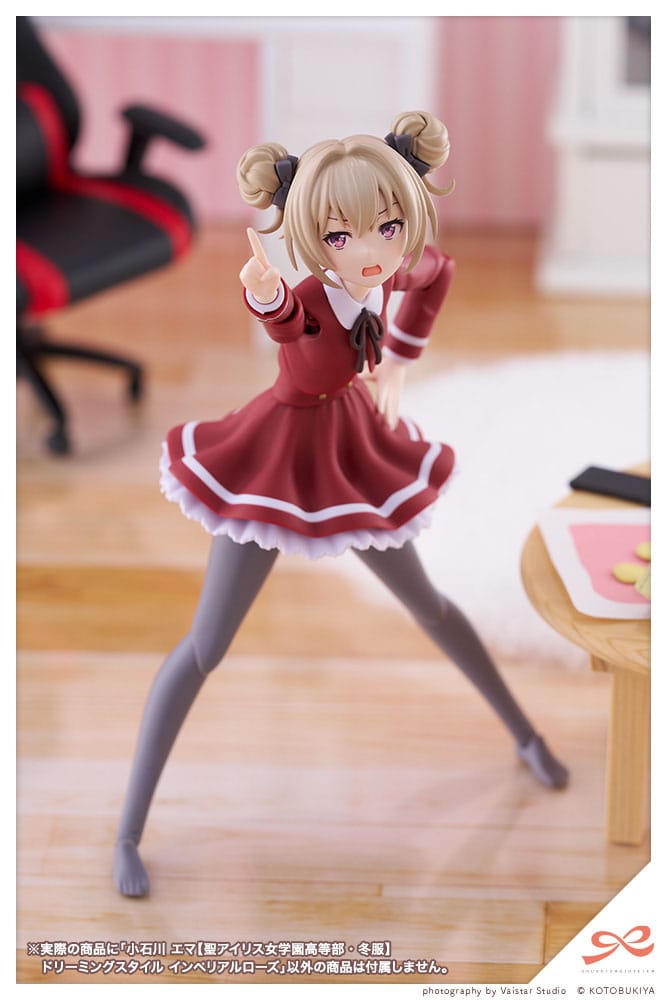Sousai Shojo Teien figurine Plastic Model Kit 1/10 Emma Koishikawa (St. Iris Gakuen Girl´s High School Winter Clothes) Dreaming Style Imperial Rose 14