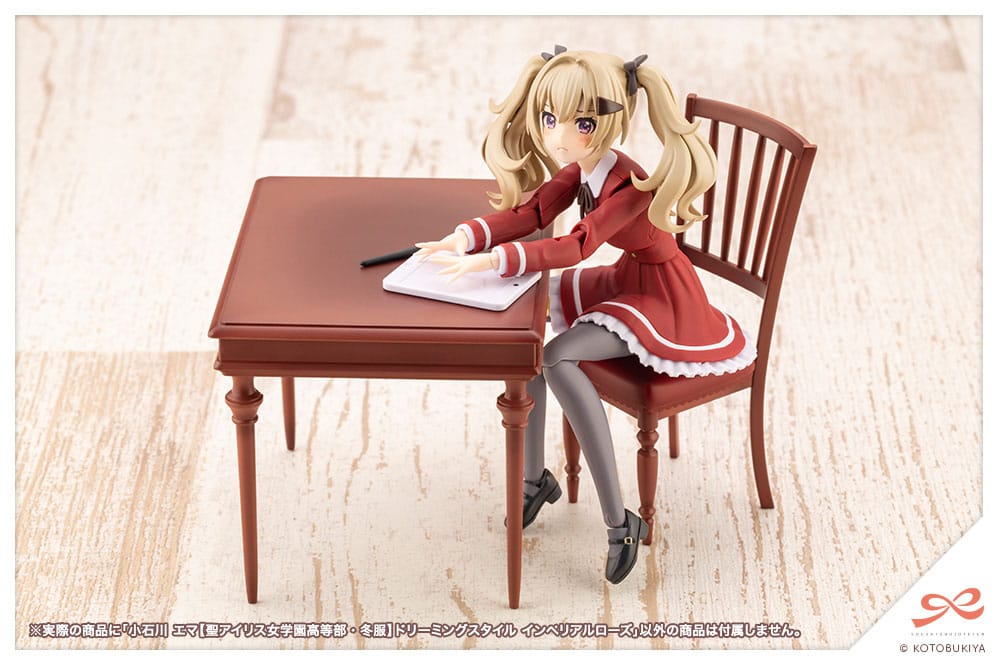 Sousai Shojo Teien figurine Plastic Model Kit 1/10 Emma Koishikawa (St. Iris Gakuen Girl´s High School Winter Clothes) Dreaming Style Imperial Rose 14