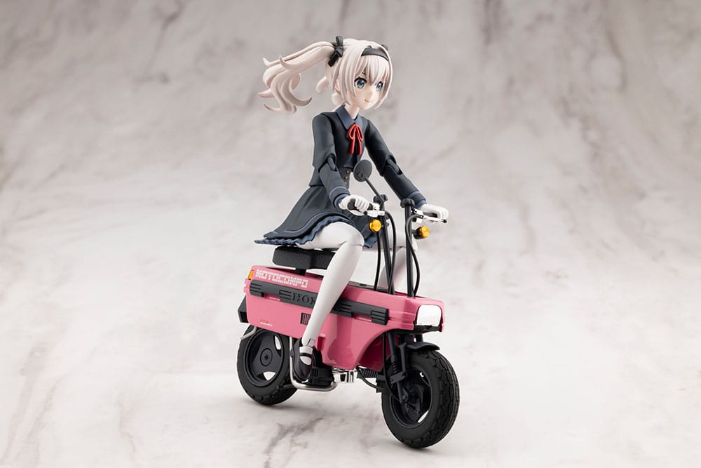 Sousai Shojo Teien figurine Plastic Model Kit 1/10 Emma Koishikawa Nocturne with Honda AB12 Motocompo 14 cm