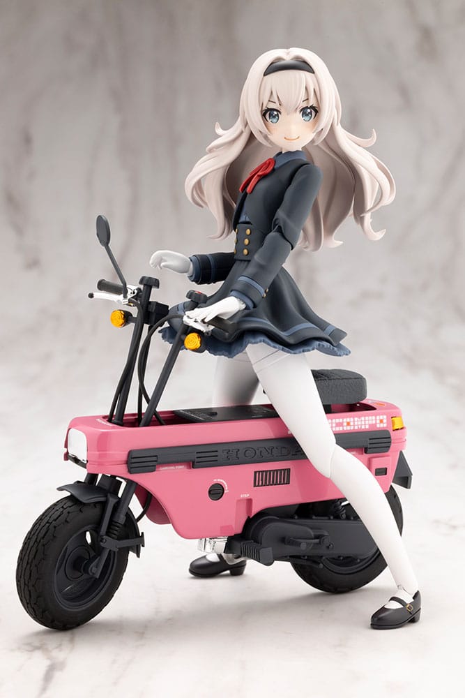 Sousai Shojo Teien figurine Plastic Model Kit 1/10 Emma Koishikawa Nocturne with Honda AB12 Motocompo 14 cm