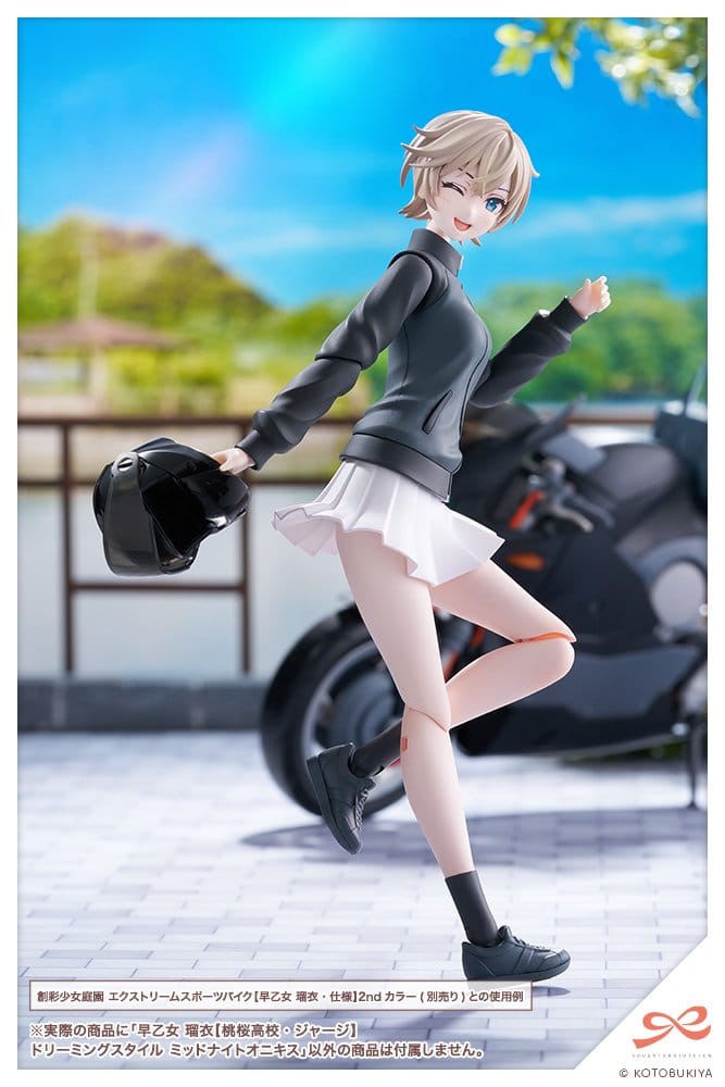 Sousai Shojo Teien figurine Plastic Model Kit 1/10 Rui Saotome Touhou High School Tracksuit Dreaming Style Midnight Onyx 16 cm