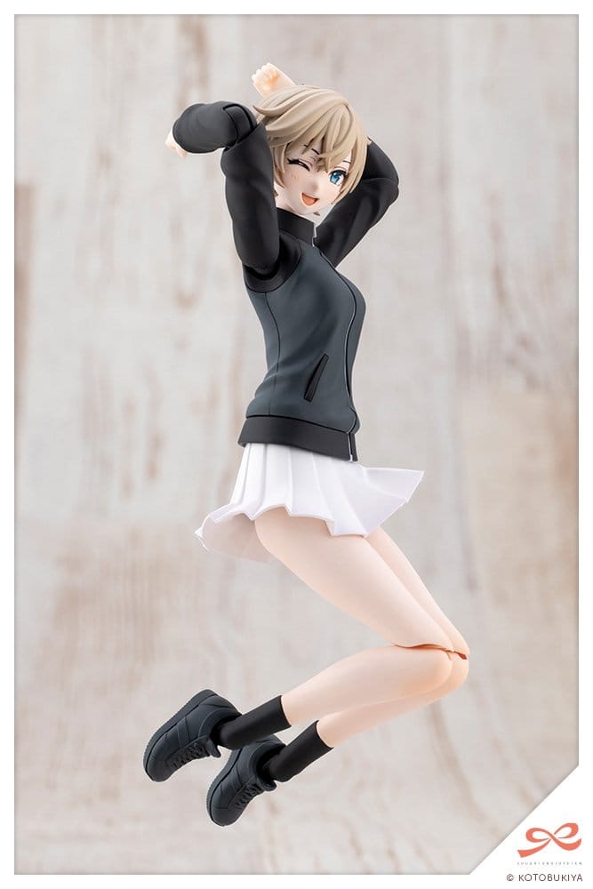 Sousai Shojo Teien figurine Plastic Model Kit 1/10 Rui Saotome Touhou High School Tracksuit Dreaming Style Midnight Onyx 16 cm