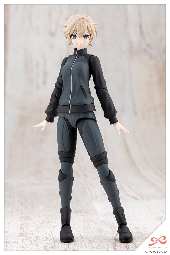 Sousai Shojo Teien figurine Plastic Model Kit 1/10 Rui Saotome Touhou High School Tracksuit Dreaming Style Midnight Onyx 16 cm