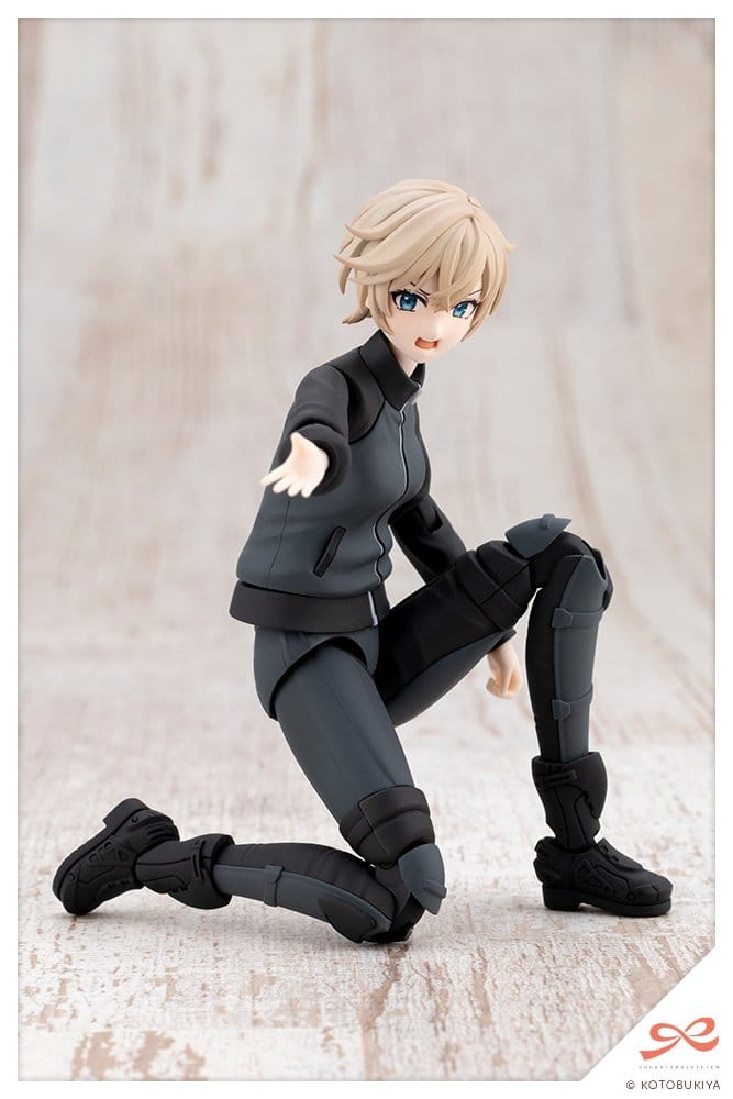 Sousai Shojo Teien figurine Plastic Model Kit 1/10 Rui Saotome Touhou High School Tracksuit Dreaming Style Midnight Onyx 16 cm