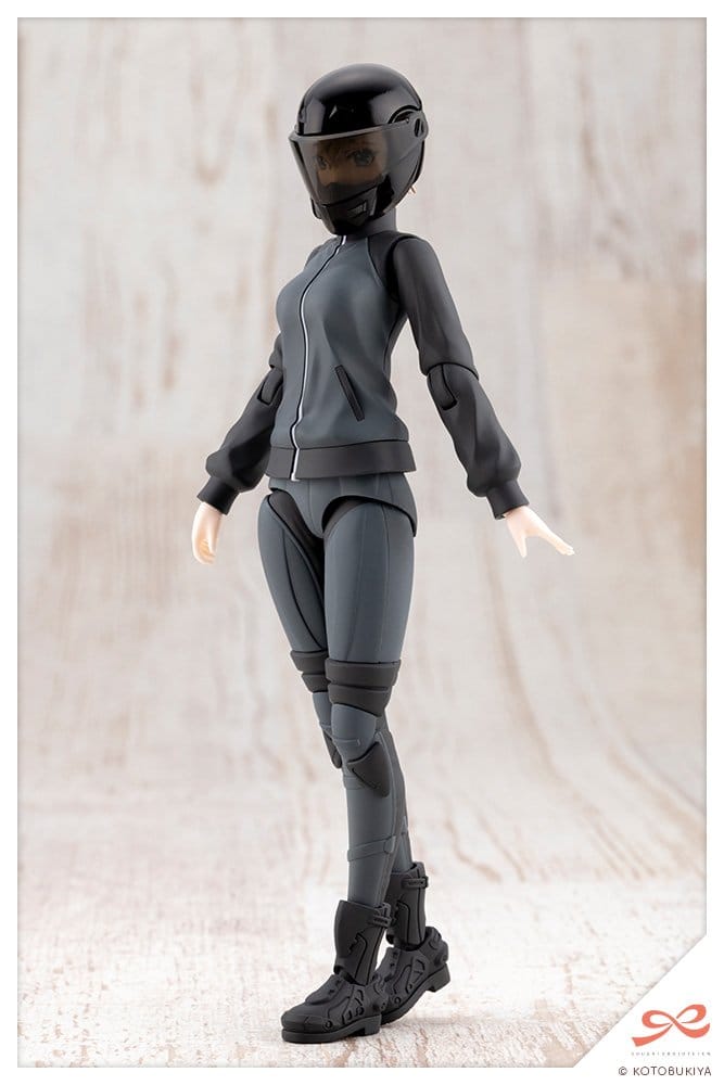 Sousai Shojo Teien figurine Plastic Model Kit 1/10 Rui Saotome Touhou High School Tracksuit Dreaming Style Midnight Onyx 16 cm