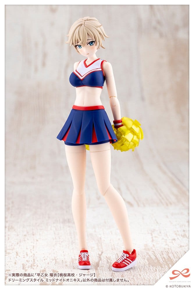 Sousai Shojo Teien figurine Plastic Model Kit 1/10 Rui Saotome Touhou High School Tracksuit Dreaming Style Midnight Onyx 16 cm