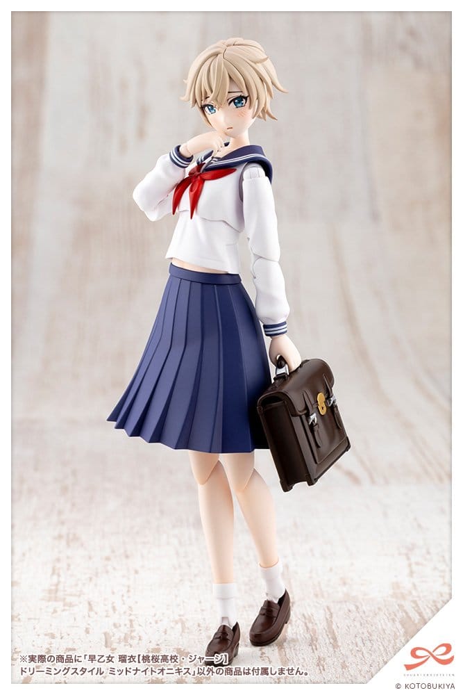 Sousai Shojo Teien figurine Plastic Model Kit 1/10 Rui Saotome Touhou High School Tracksuit Dreaming Style Midnight Onyx 16 cm