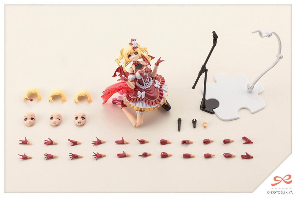 Sousai Shojo Teien figurine Plastic Model Kit 1/10 Yue Kisaragi Diva Costume Dreaming Style Strawberry Moon 16 cm