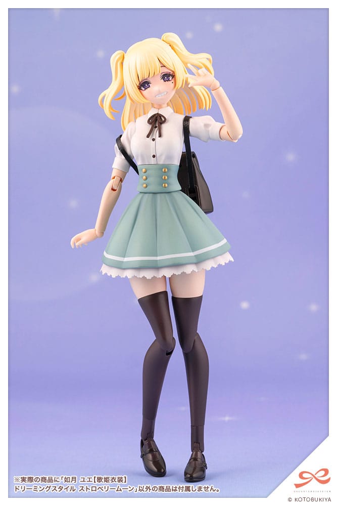 Sousai Shojo Teien figurine Plastic Model Kit 1/10 Yue Kisaragi Diva Costume Dreaming Style Strawberry Moon 16 cm