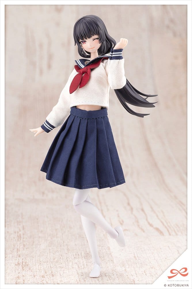 Sousaishojoteien Plastic Model Kit 1/10 Kiru Pla Kuon Yakushiji Touou High School Uniform 16 cm