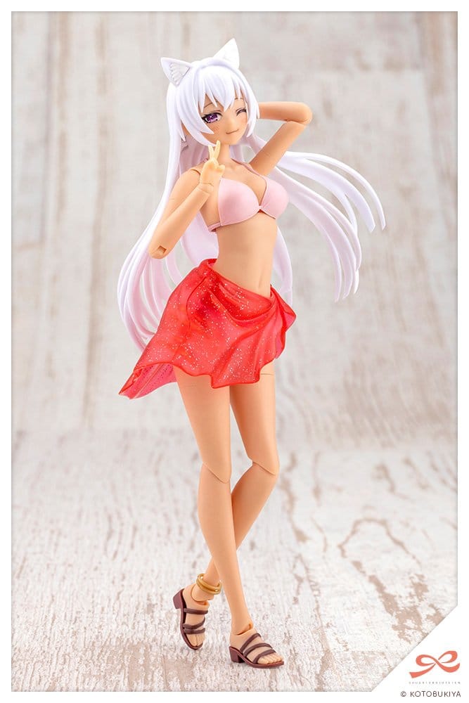 Sousaishojoteien Plastic Model Kit 1/10 Animal Ears Emulator Swim Style Dreaming Style Twilight Cat 17 cm