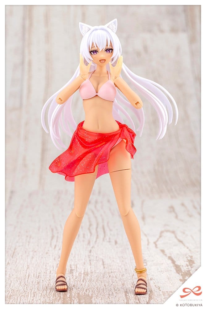Sousaishojoteien Plastic Model Kit 1/10 Animal Ears Emulator Swim Style Dreaming Style Twilight Cat 17 cm