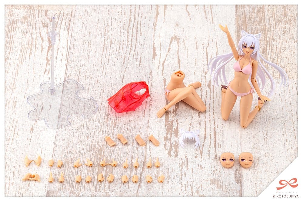 Sousaishojoteien Plastic Model Kit 1/10 Animal Ears Emulator Swim Style Dreaming Style Twilight Cat 17 cm