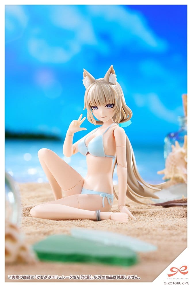 Sousaishojoteien Plastic Model Kit 1/10 Animal Ears Emulator Swim Style 17 cm