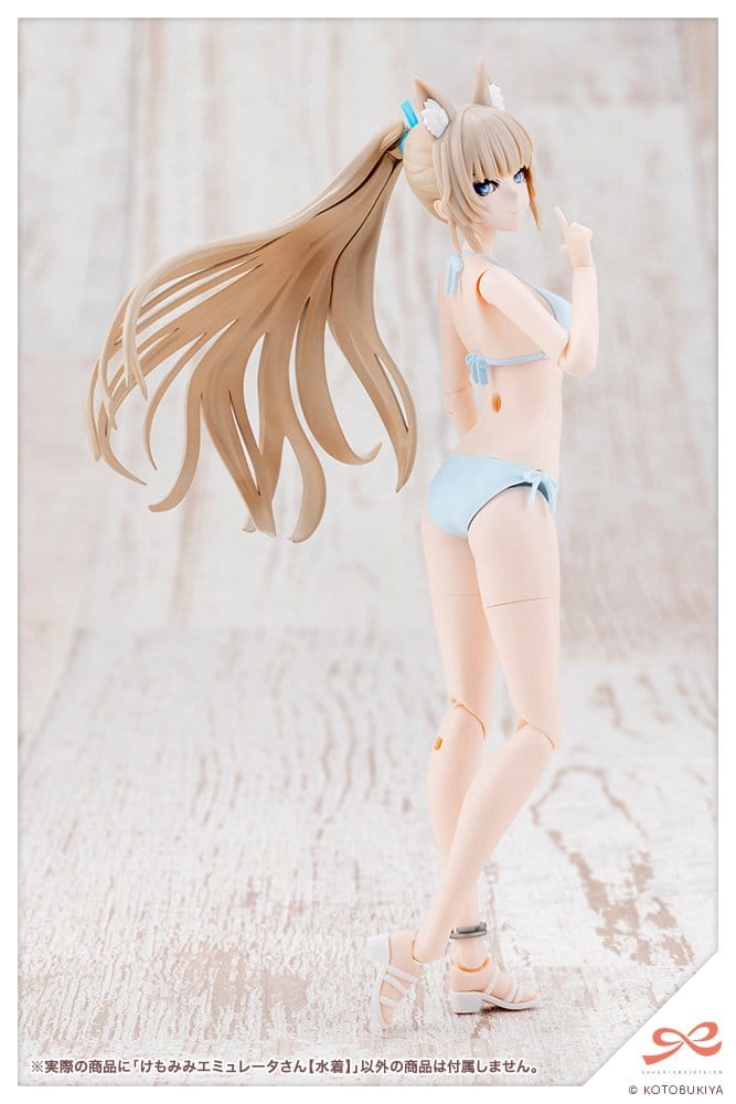 Sousaishojoteien Plastic Model Kit 1/10 Animal Ears Emulator Swim Style 17 cm