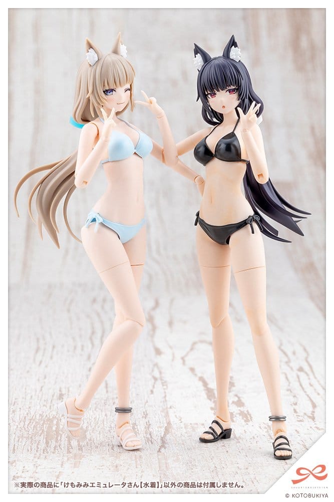 Sousaishojoteien Plastic Model Kit 1/10 Animal Ears Emulator Swim Style 17 cm