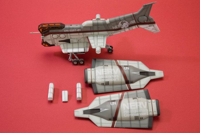 Evangelion: 3.0 figurine Plastic Model Kit 1/100 Vertical Take-Off & Landing Aircraft YAGR-N101 (Reproduction) 19 cm