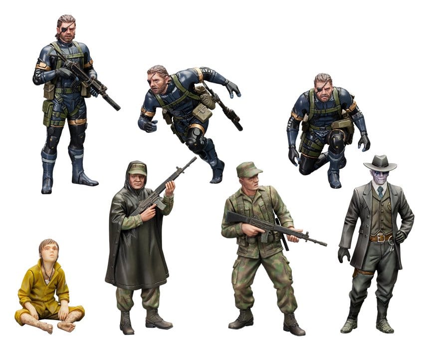 Metal Gear Solid V figurines Plastic Model Kit 1/35 Metal Gear Solid Ground Zero Set 5 cm