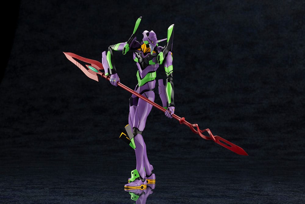 Evangelion: 3.0 + 1.0 Thrice Upon a Time figurine Plastic Model Kit 1/400 Evangelion Test Type-01 with Spear of Cassius 19 cm