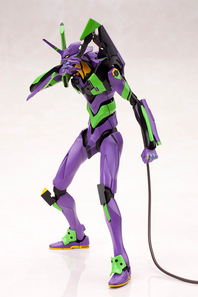 Evangelion: 3.0 + 1.0 Thrice Upon a Time figurine Plastic Model Kit 1/400 Evangelion Test Type-01 with Spear of Cassius 19 cm