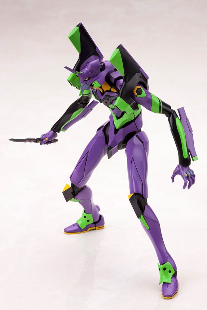 Evangelion: 3.0 + 1.0 Thrice Upon a Time figurine Plastic Model Kit 1/400 Evangelion Test Type-01 with Spear of Cassius 19 cm