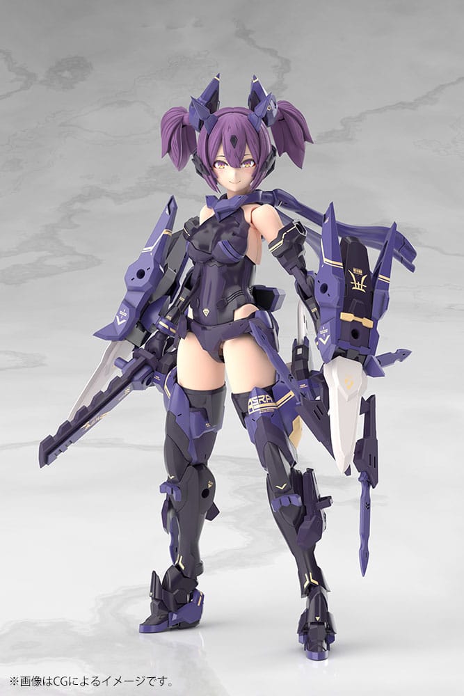 Megami Device figurine Plastic Model Kit 1/1 Asra Ninja Kaname Shadow Edition Full Package 14 cm