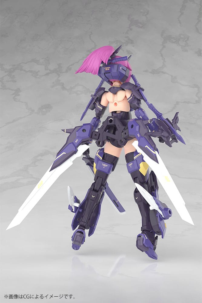Megami Device figurine Plastic Model Kit 1/1 Asra Archer Kizuna Shadow Edition Full Package 14 cm