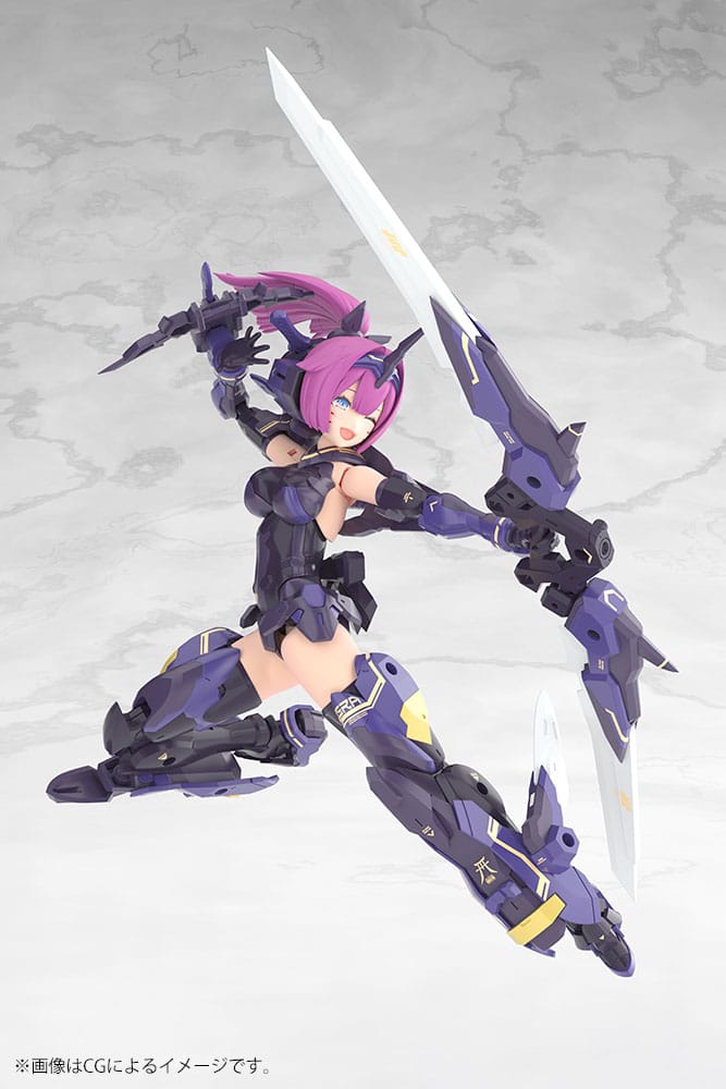 Megami Device figurine Plastic Model Kit 1/1 Asra Archer Kizuna Shadow Edition Full Package 14 cm