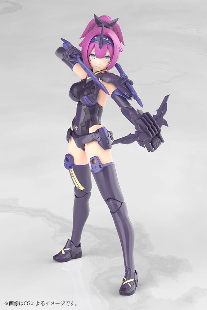 Megami Device figurine Plastic Model Kit 1/1 Asra Archer Kizuna Shadow Edition Full Package 14 cm