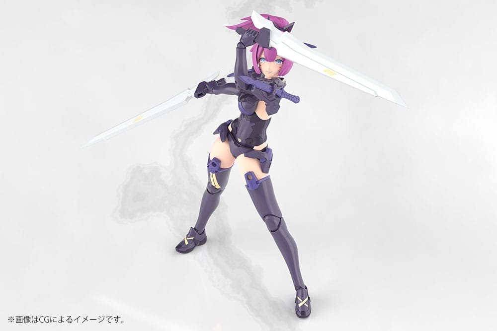 Megami Device figurine Plastic Model Kit 1/1 Asra Archer Kizuna Shadow Edition Full Package 14 cm