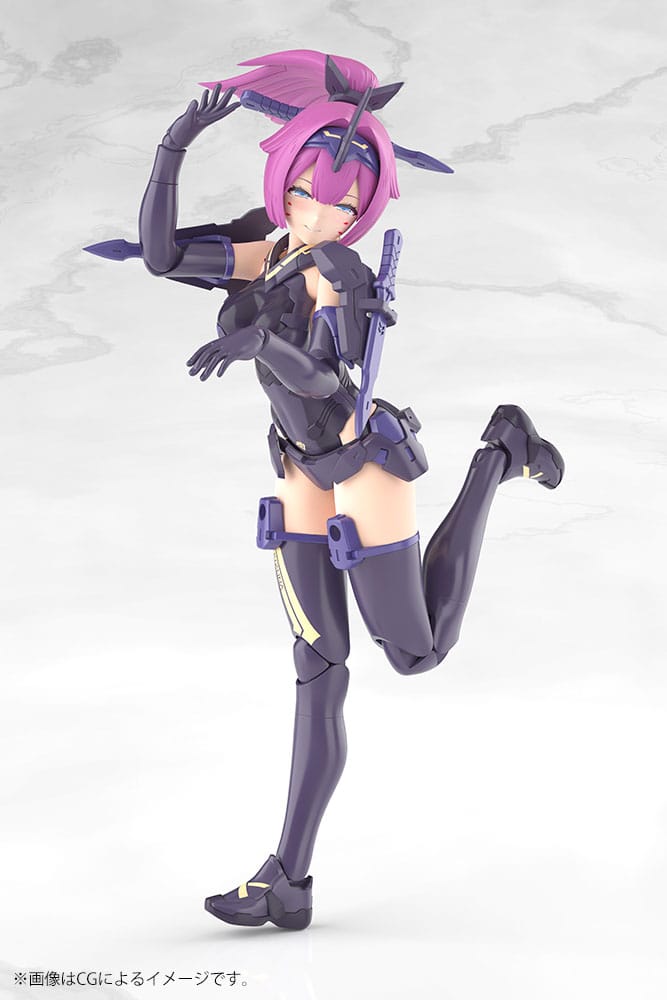 Megami Device figurine Plastic Model Kit 1/1 Asra Archer Kizuna Shadow Edition Full Package 14 cm