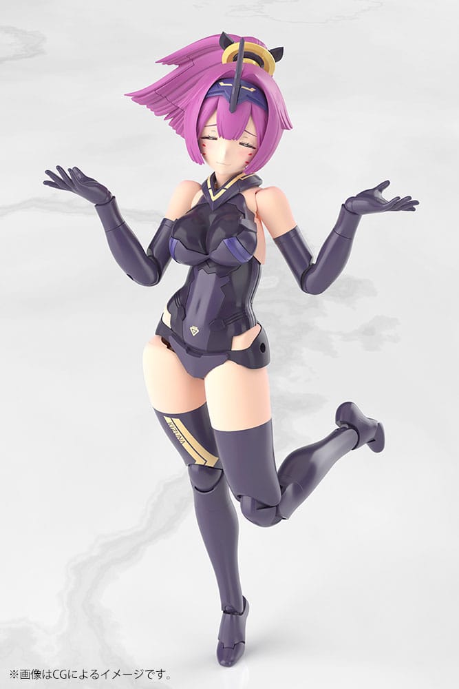 Megami Device figurine Plastic Model Kit 1/1 Asra Archer Kizuna Shadow Edition Full Package 14 cm