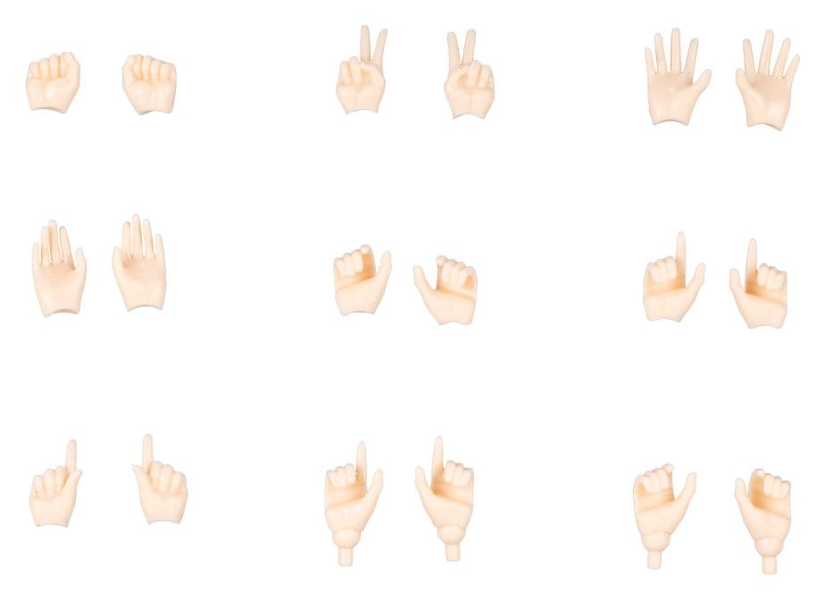 Megami Device M.S.G 09 accessoires 1/1 Hand Set Skin Color A