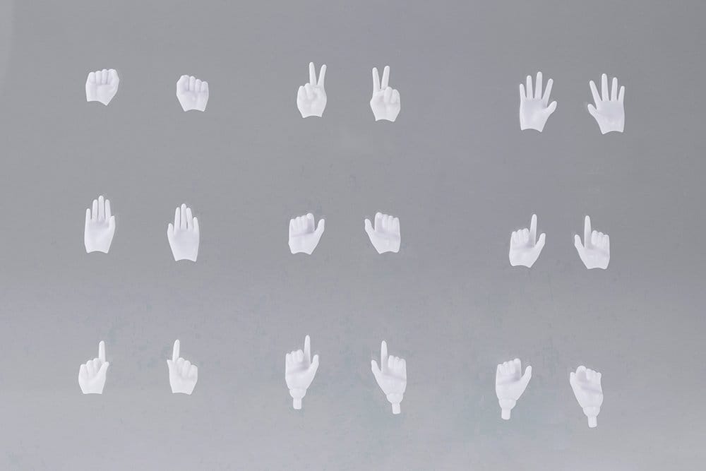 Megami Device M.S.G. accessoire pour figurines Plastic Model Kit 1/1 09 Hand Set Skin Color White