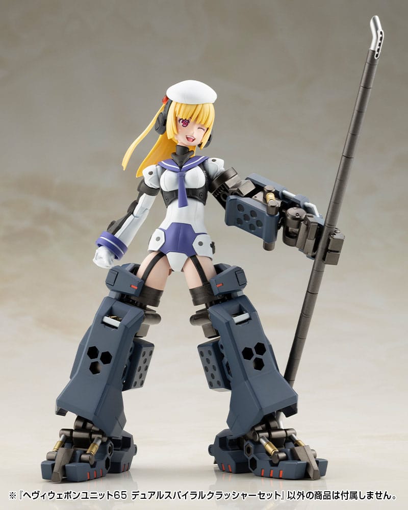 Kotobukiya M.S.G. accessoires Heavy Weapon Unit 65 Dual Spiral Crusher Set