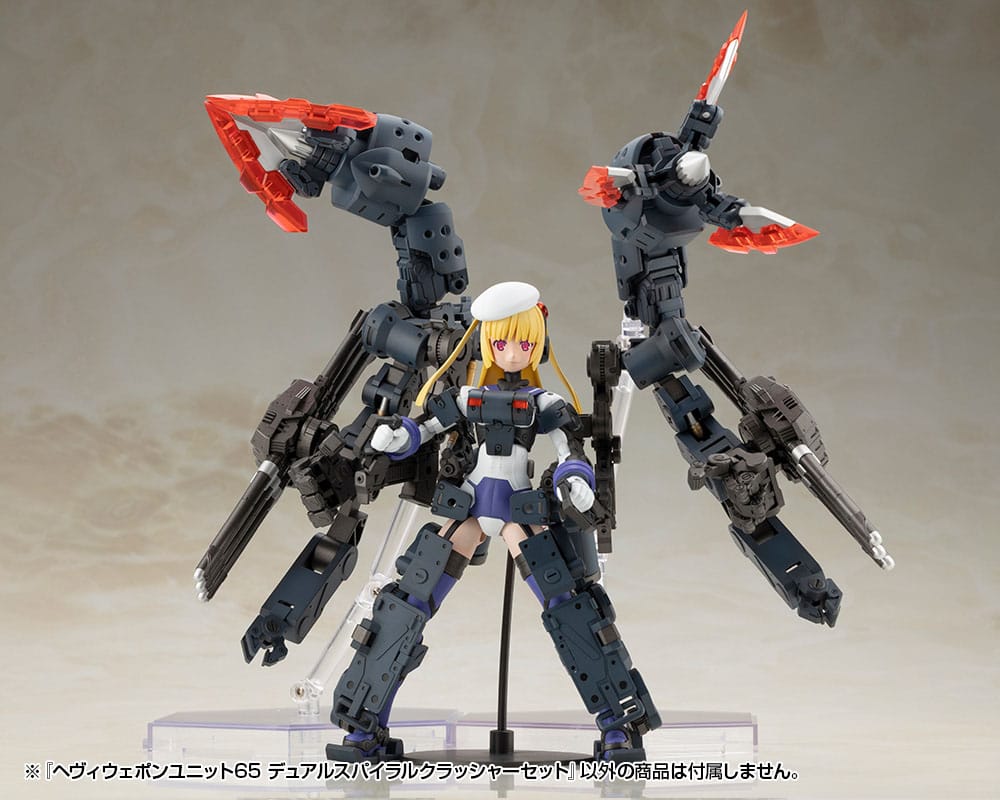 Kotobukiya M.S.G. accessoires Heavy Weapon Unit 65 Dual Spiral Crusher Set