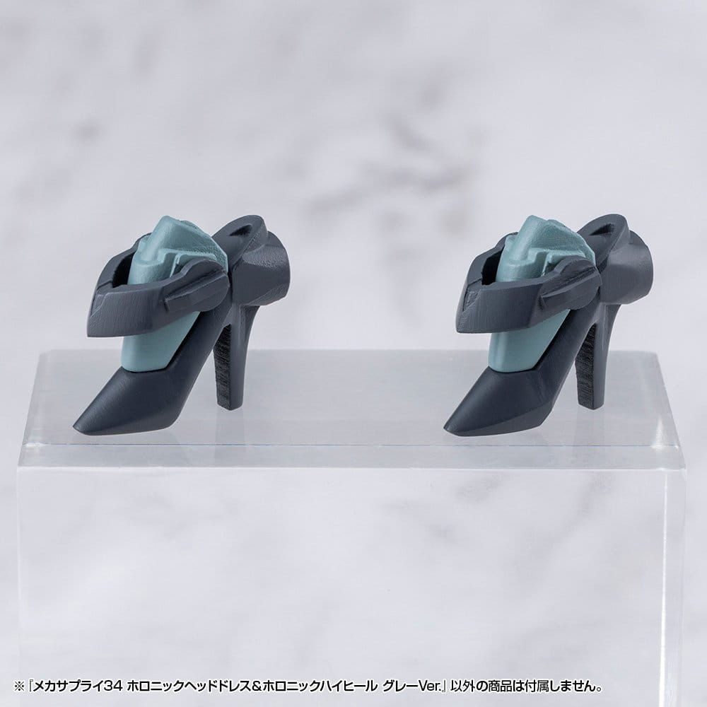 Kotobukiya M.S.G. accessoires Mecha Supply 34 Holonic Headdress & Holonic High Heels Grey Ver.