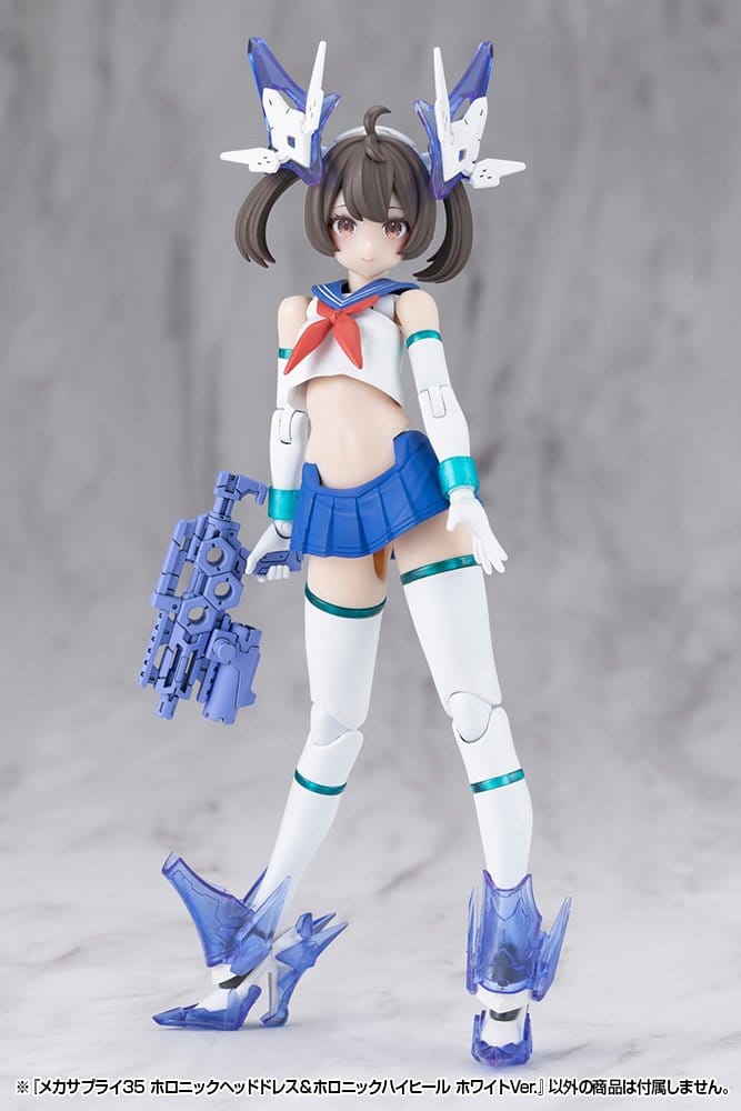 Kotobukiya M.S.G. accessoires Mecha Supply 34 Holonic Headdress & Holonic High Heels White Ver.