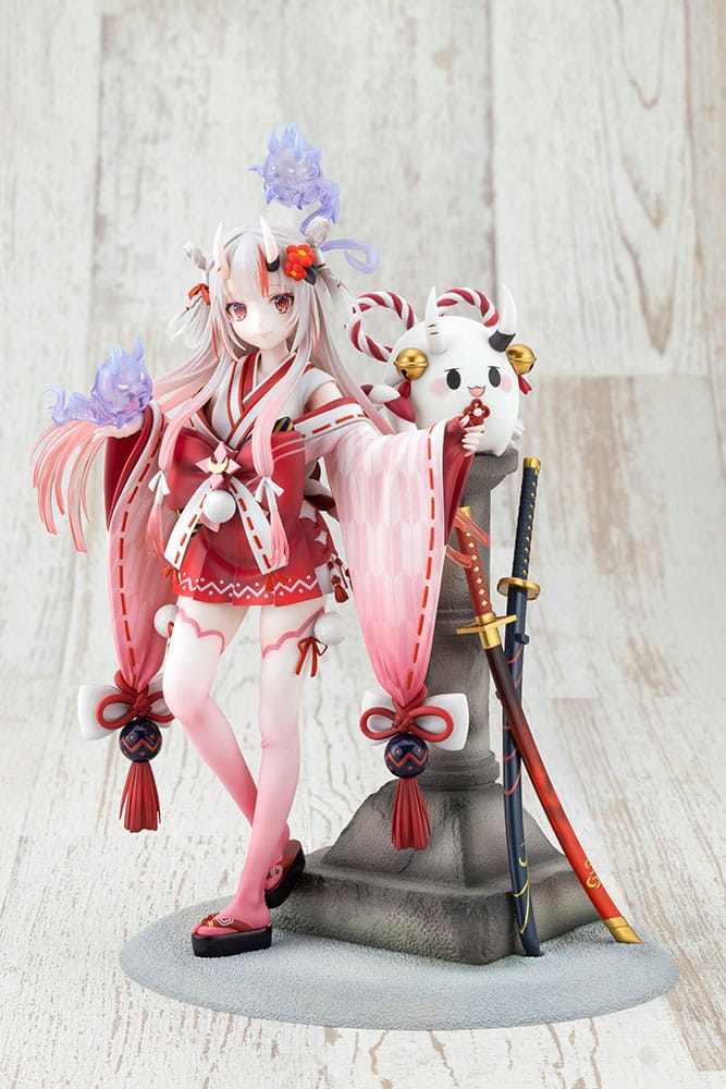 Hololive Production statuette PVC 1/7 Nakiri Ayame Shrine Maiden Fortune Outfit Ver. 26 cm