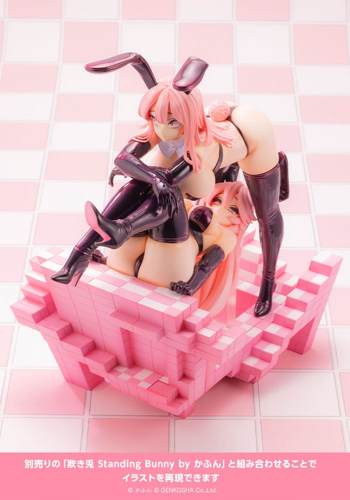 Original Character statuette PVC 1/7 Trick Bunnies Sitting Bunny Illustration by Kafun 24 cm