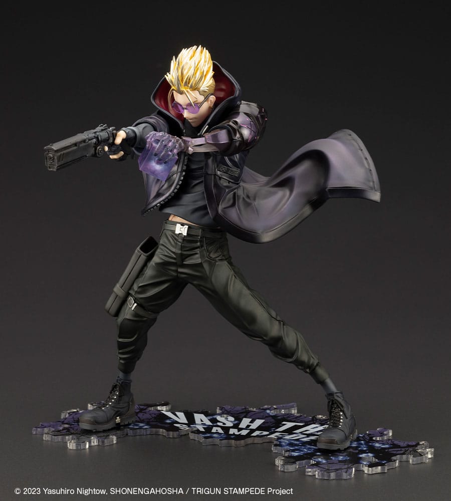 Trigun Stampede statuette PVC ARTFXJ 1/8 Vash the Stampede The Gunman in Black Ver. 22 cm