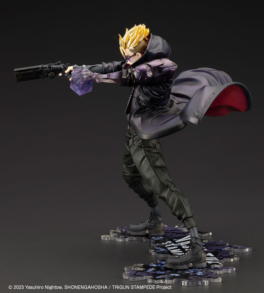 Trigun Stampede statuette PVC ARTFXJ 1/8 Vash the Stampede The Gunman in Black Ver. 22 cm